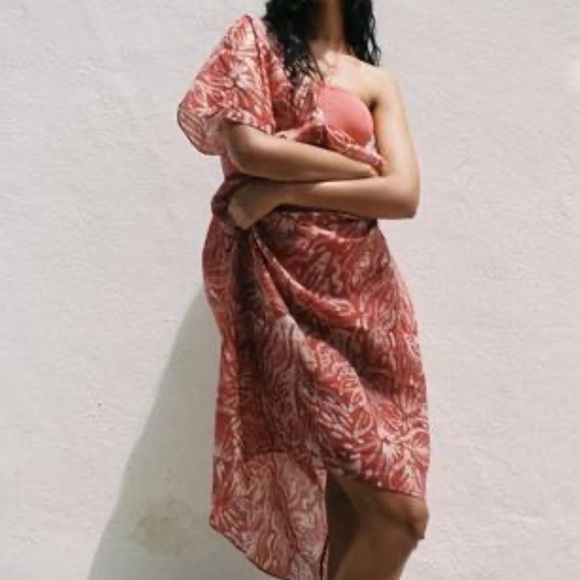 Zara Ramie Kaftan Dress - Picture 4 of 8